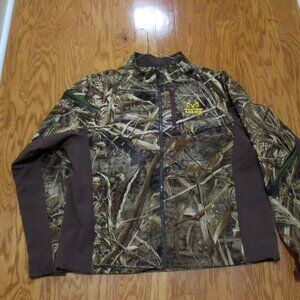 Realtree Max 5 men’s Camo Bird Hunting Jacket Realtree Sixe XL  46=48